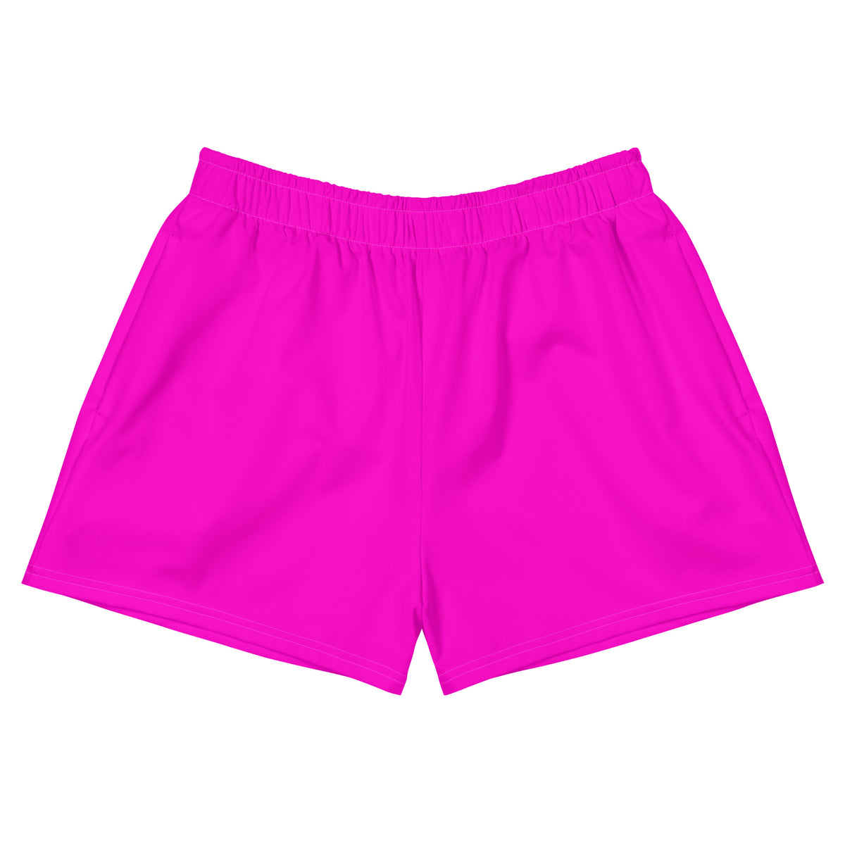 Hot Pink In Moderation Unisex Athletic Shorts
