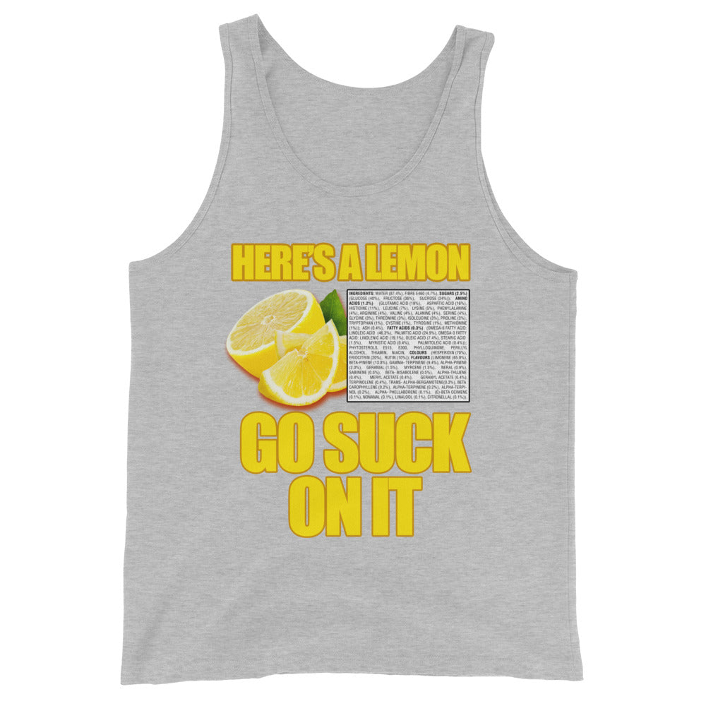 Suck A Lemon Men's Tank Top