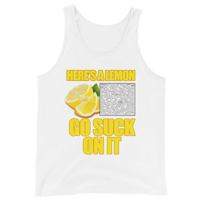 Suck A Lemon Men's Tank Top