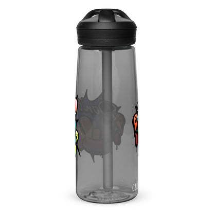 Don't Be Your Worst Graffiti Sports water bottle