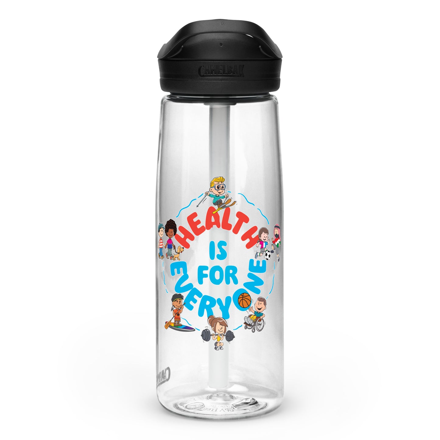 Health Is For Everyone Sports water bottle