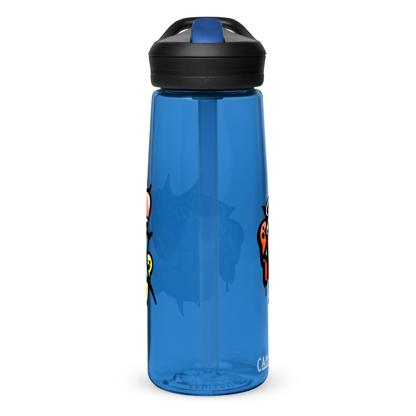 Don't Be Your Worst Graffiti Sports water bottle