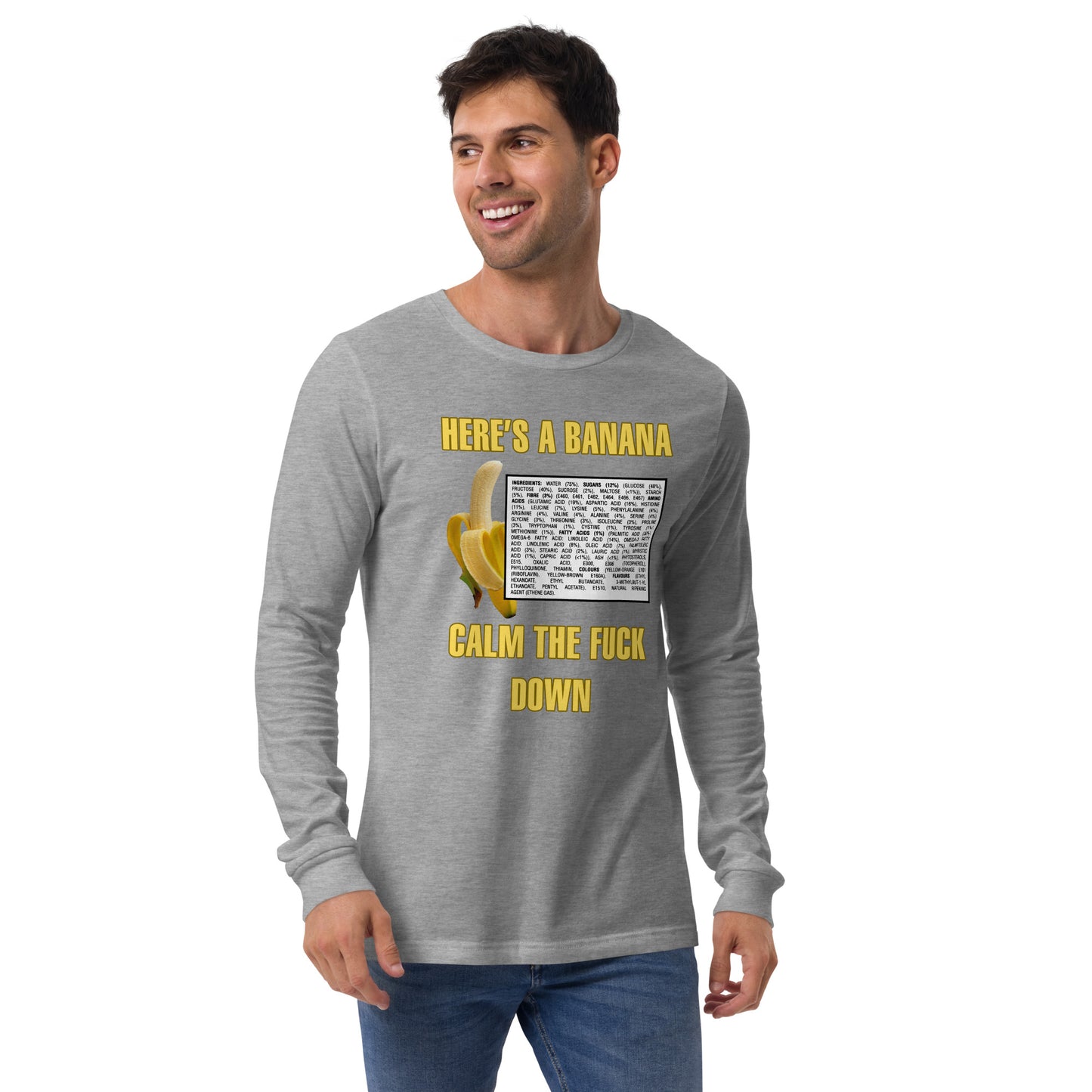 Here's A Banana Unisex Long Sleeve Tee