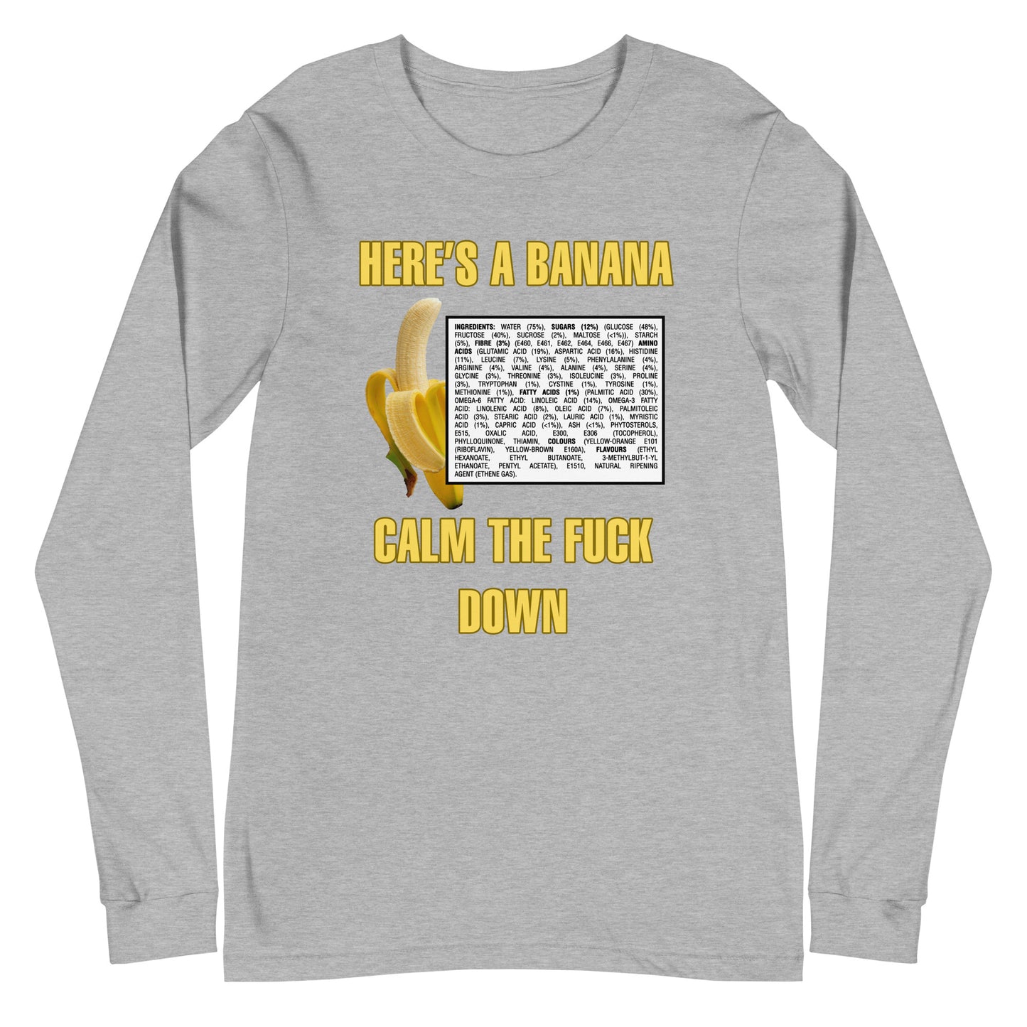 Here's A Banana Unisex Long Sleeve Tee