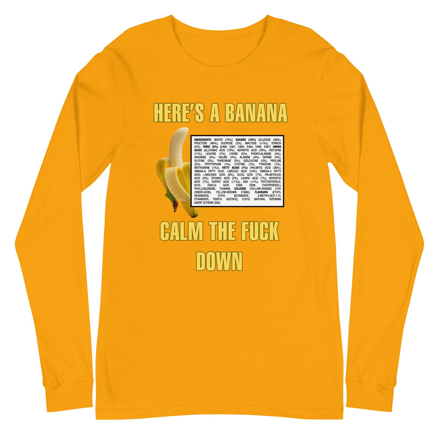 Here's A Banana Unisex Long Sleeve Tee