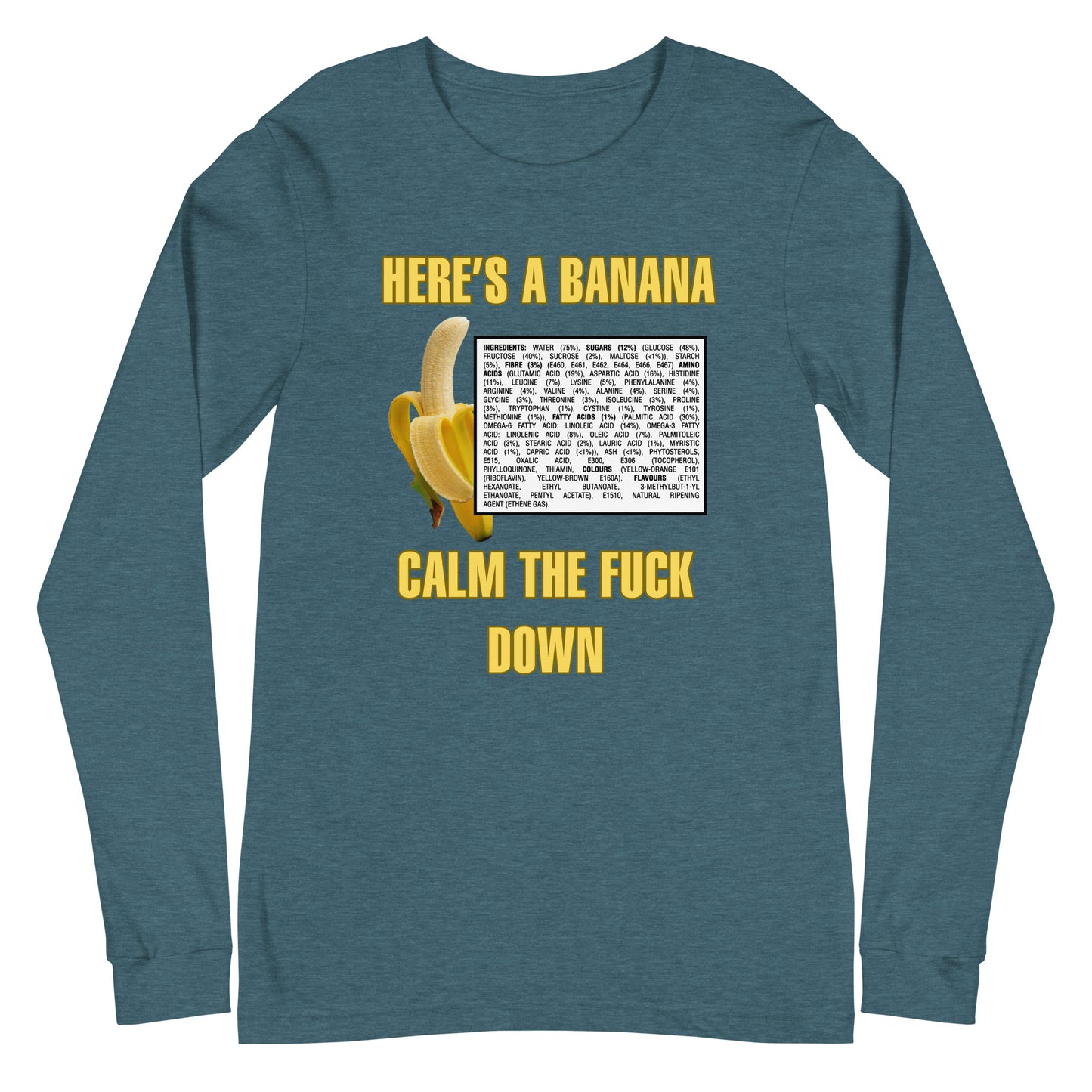 Here's A Banana Unisex Long Sleeve Tee