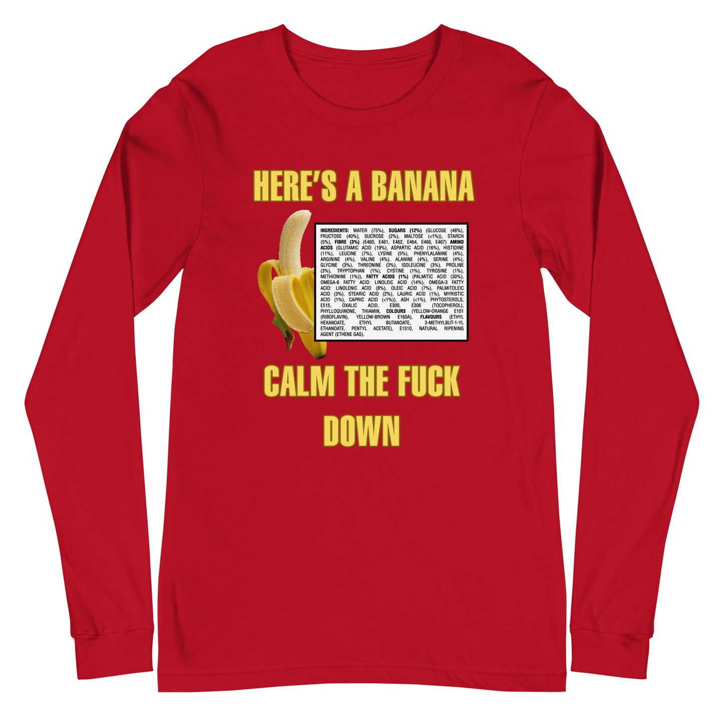 Here's A Banana Unisex Long Sleeve Tee