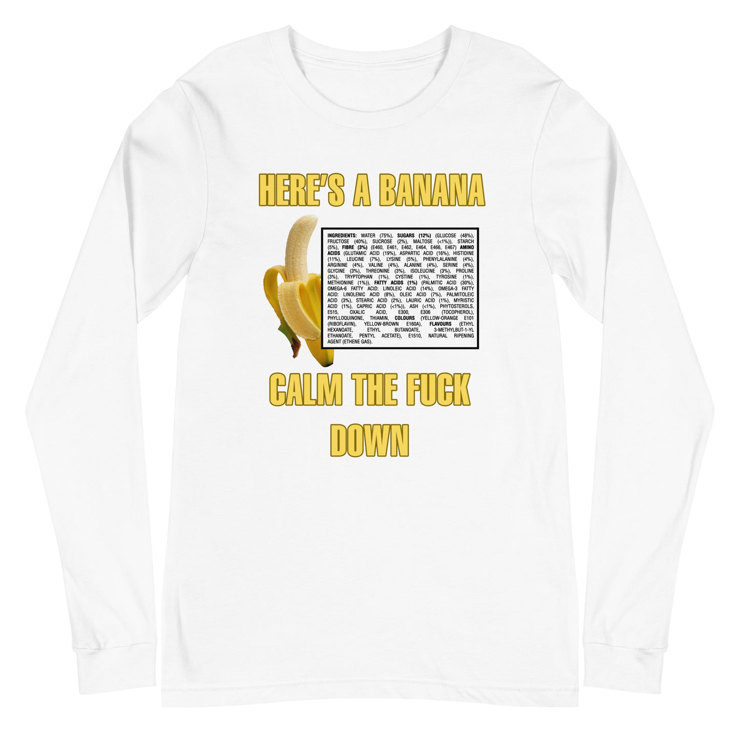 Here's A Banana Unisex Long Sleeve Tee