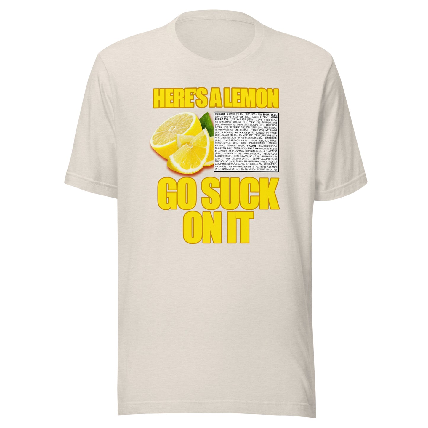 Suck A Lemon | Unisex Staple T-Shirt | Bella + Canvas 3001