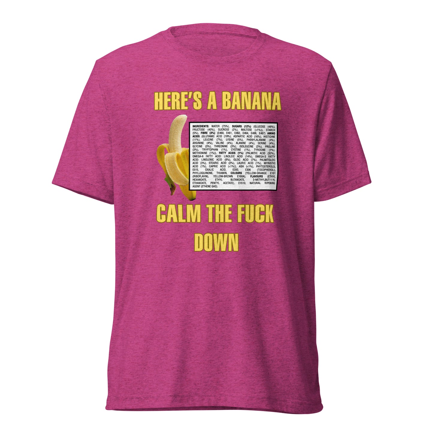 Here's A Banana | Unisex Tri-Blend T-Shirt | Bella + Canvas 3413