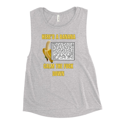 Here's A Banana Ladies’ Muscle Tank