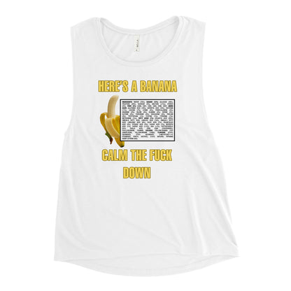 Here's A Banana Ladies’ Muscle Tank